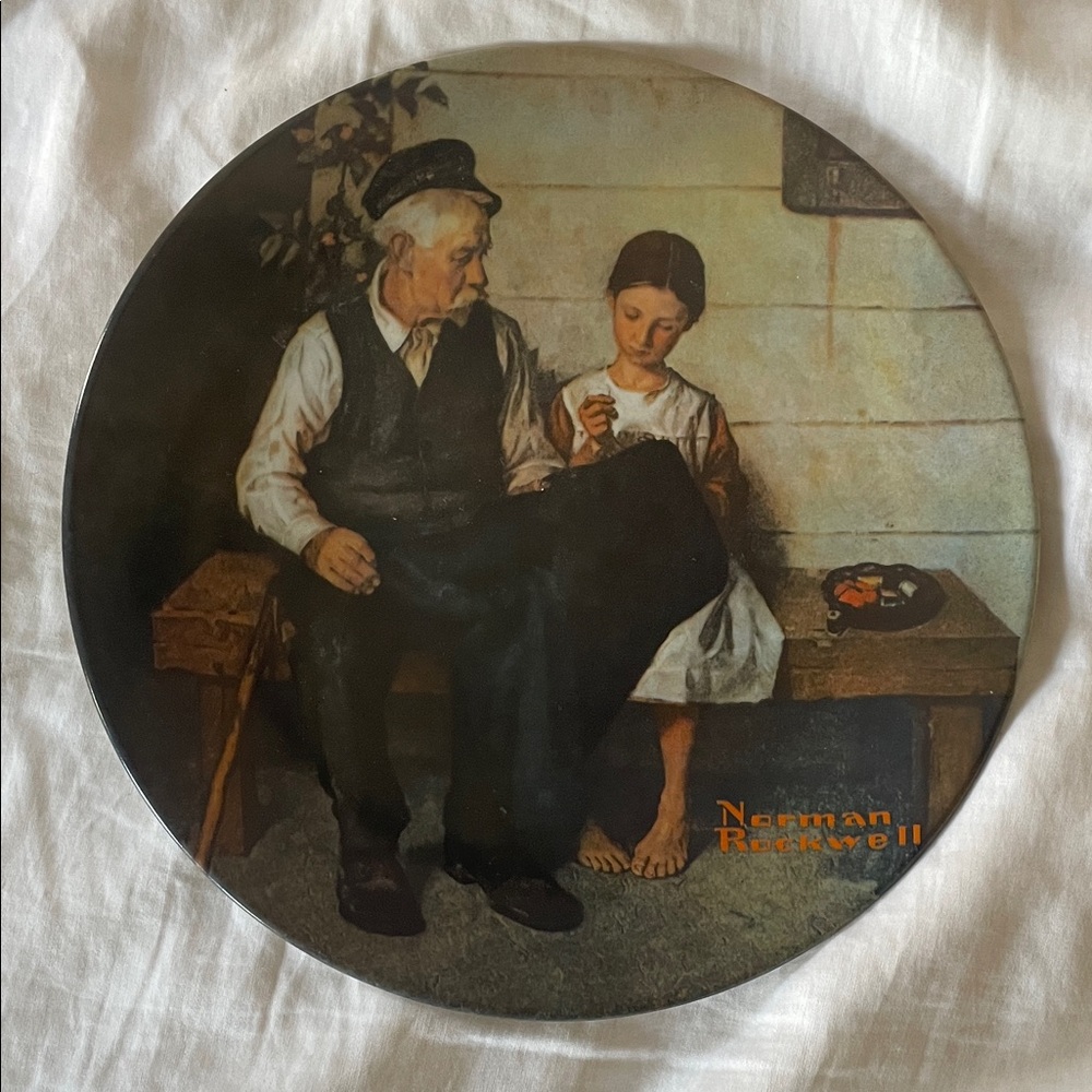 1979 Norman Rockwell “the Lighthouse Keepers Daughter” Collector Plate